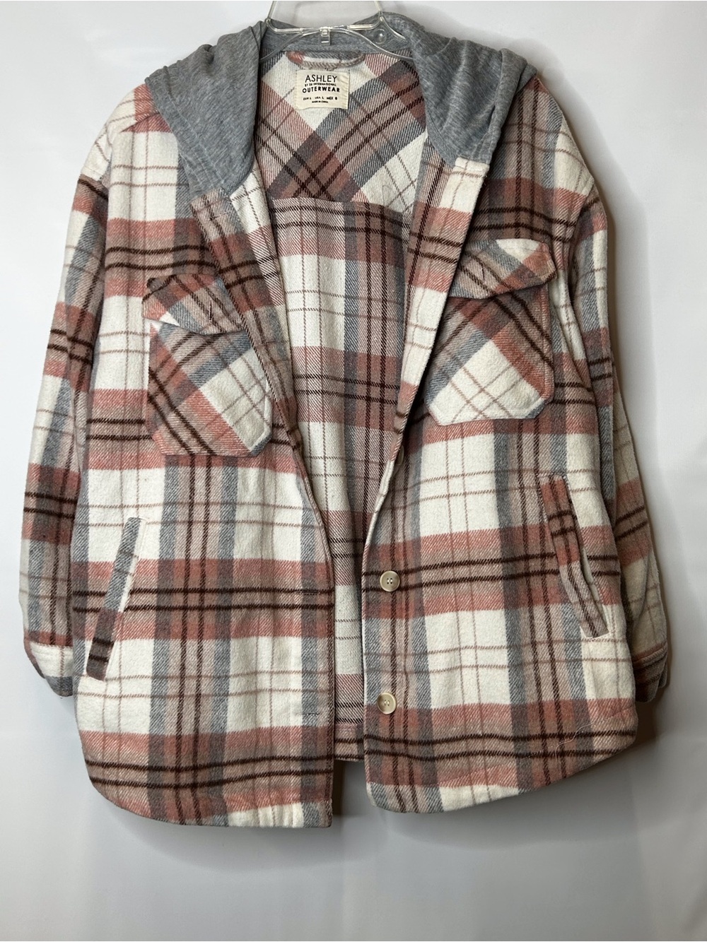 Label indicates outerwear